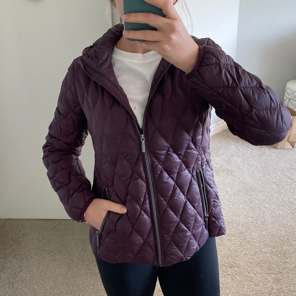 Michael Kors packable down fill jacket